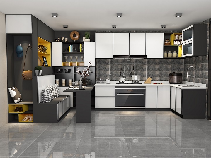 櫥柜效果圖現代簡約