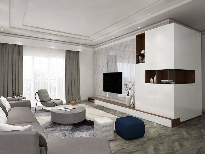 北歐風客廳裝修效果圖